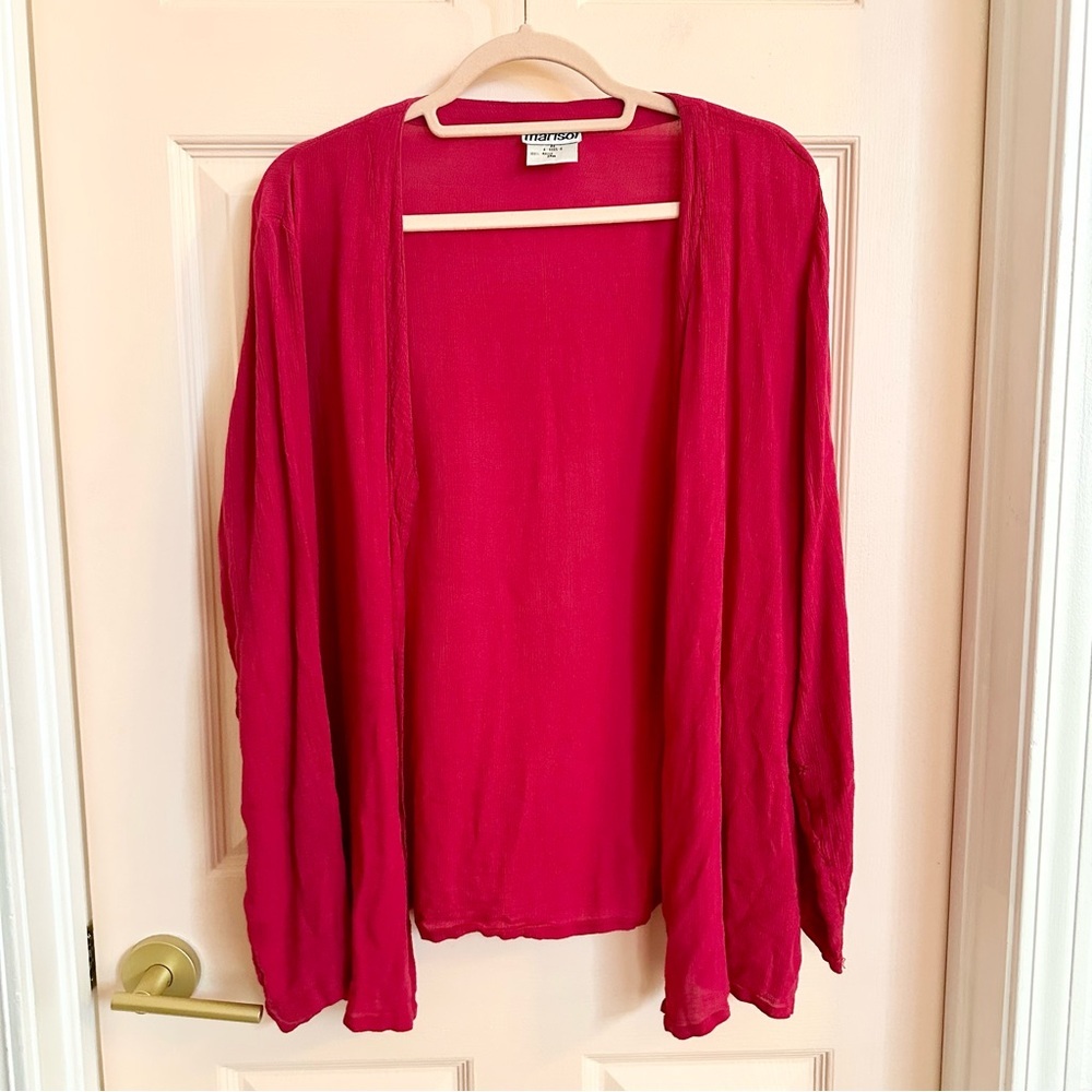 Red pink Marisol cardigan